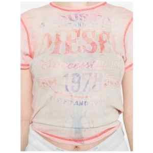 Diesel T-shirts and Polos Red