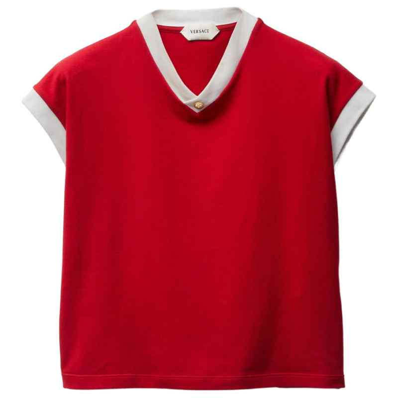 Versace T-shirts and Polos Red
