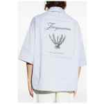 JACQUEMUS Shirts Clear Blue