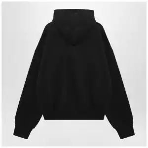 Fear of God Essentials Black washed sweatshirt with logo print