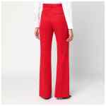 Vivienne Westwood Red flared pants in wool