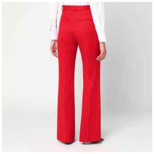 Vivienne Westwood Red flared pants in wool