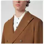 Tagliatore Caramel double-breasted wool jacket