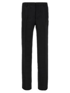 Etro Check Wool Trousers