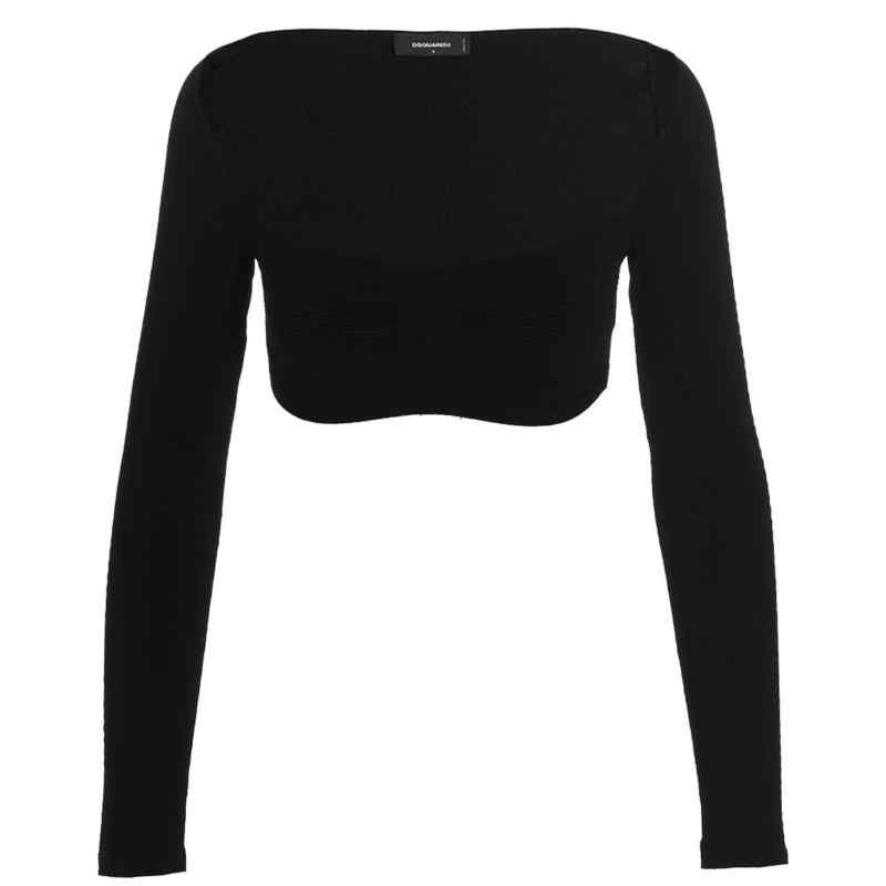 Dsquared2 Ribbed Cropped Sweater