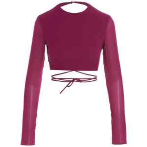 The Andamane Cropped Georgette Top