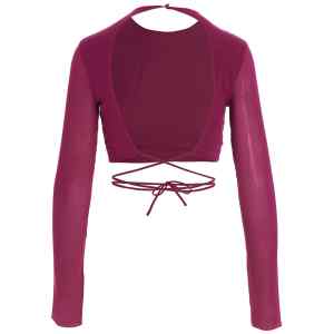 The Andamane Cropped Georgette Top