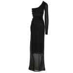 Saint Laurent Draped Long Dress