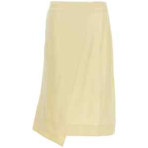 Jil Sander Satin Skirt With Side Slit