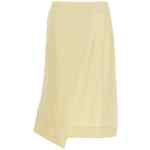 Jil Sander Satin Skirt With Side Slit