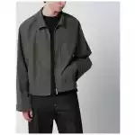 Dries Van Noten Khaki zip-up jacket
