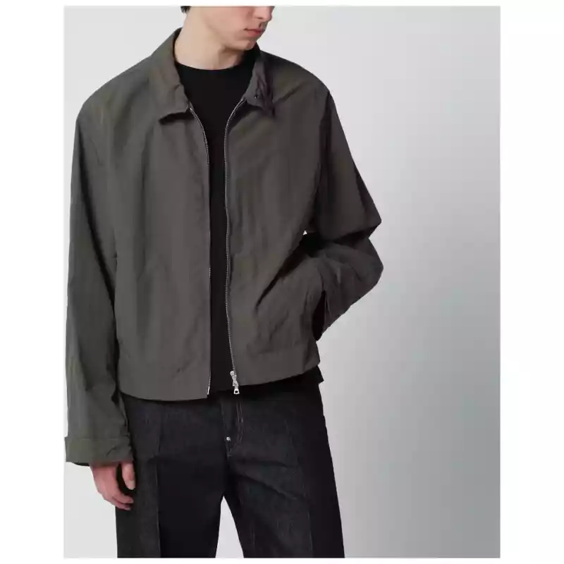 Dries Van Noten Khaki zip-up jacket