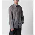 Dries Van Noten Grey shirt with sequins