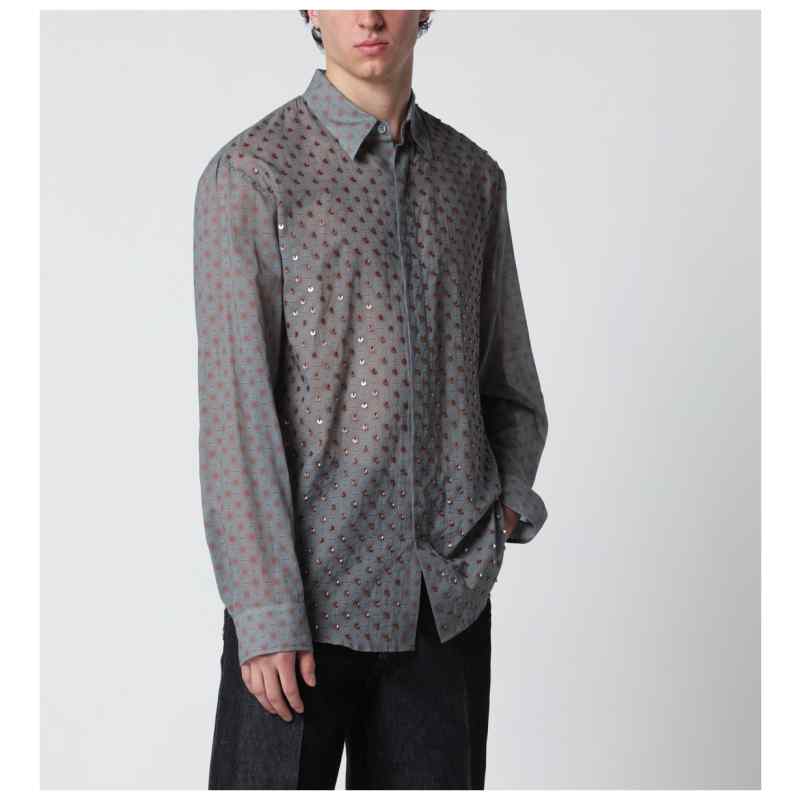 Dries Van Noten Grey shirt with sequins Dries Van Noten Grey shirt with sequins, theFeinheit