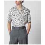 Dries Van Noten Viscose shirt with black/ecru pattern