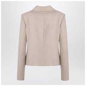 the garment Mille beige double-breasted jacket