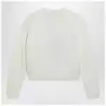 Polo Ralph Lauren White sweater with logo intarsia