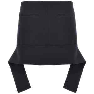 Courreges Reversed Belt Mini Skirt