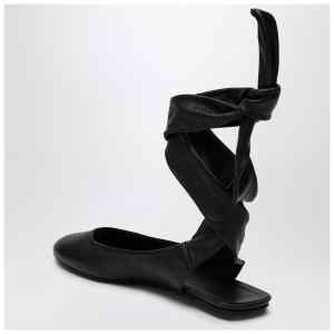 The Attico Black Cloe ballerina