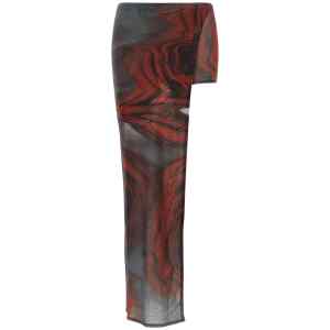 Jean Paul Gaultier The Red Blurry Roses Skort
