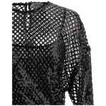 The Attico Sequin Mesh Dress