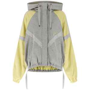 The Attico Double American Fleece Bomber Jacket