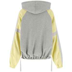 The Attico Double American Fleece Bomber Jacket