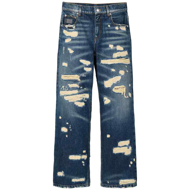 Marc Jacobs The Rip And Repair Straight Jean Jeans