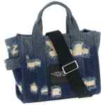 Marc Jacobs The Rip And Repair Denim Small Tote Shopping Bag