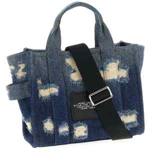 Marc Jacobs The Rip And Repair Denim Small Tote Shopping Bag