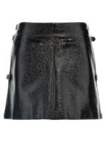 Courreges Mini Multi Sangle Vinyl Skirt