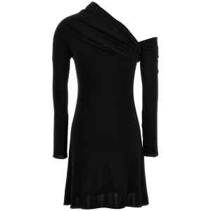 Courreges Twist Crepe Mini Dress