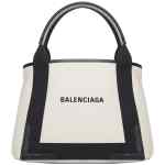 Balenciaga Navy Cabas Small Shopping Bag