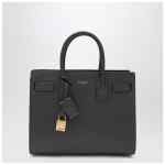 Saint Laurent Grey Sac De Jour Baby bag in smooth leather