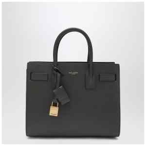 Saint Laurent Grey Sac De Jour Baby bag in smooth leather