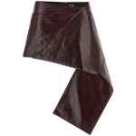 Courreges Fold Vinyl Mini Skirt