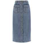 Zimmermann Denim Pencil Skirt