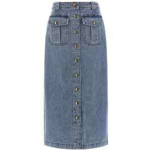 Zimmermann Denim Pencil Skirt