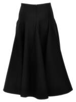 Valentino Garavani Solid Crepe Couture Valentino Skirt