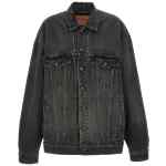 Balenciaga Denim Jacket With Used Effect