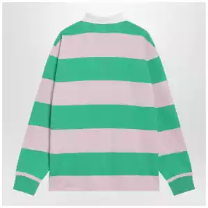 Polo Ralph Lauren Pink/emerald green striped polo