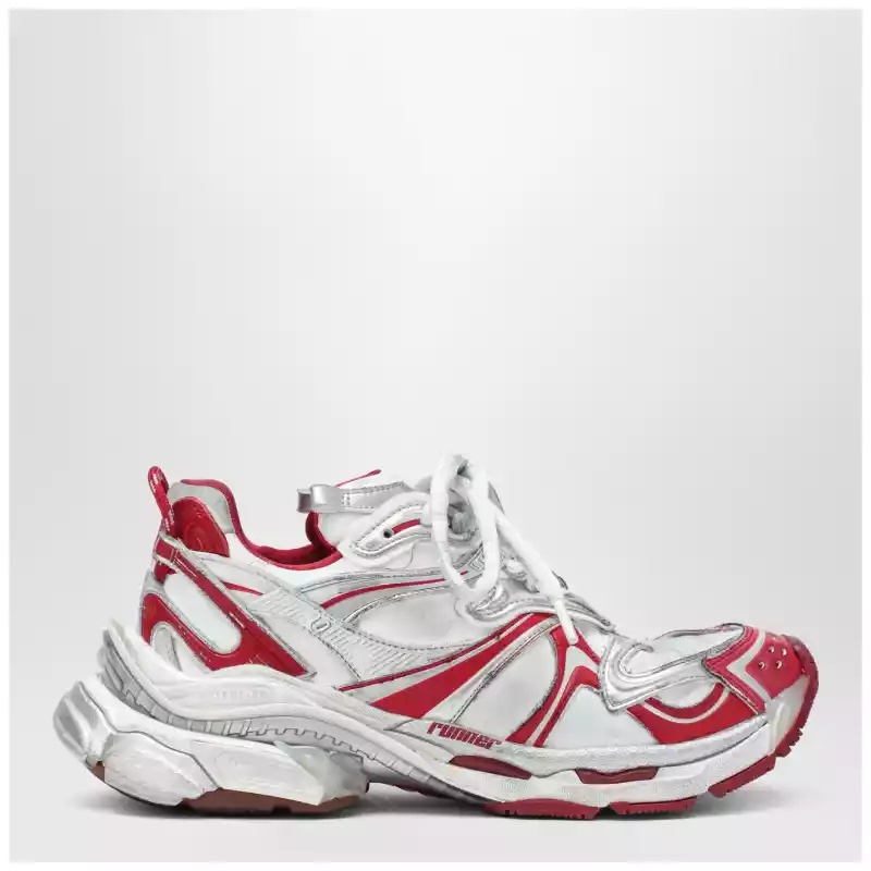Balenciaga Runner 2.0 white/grey/red sneakers