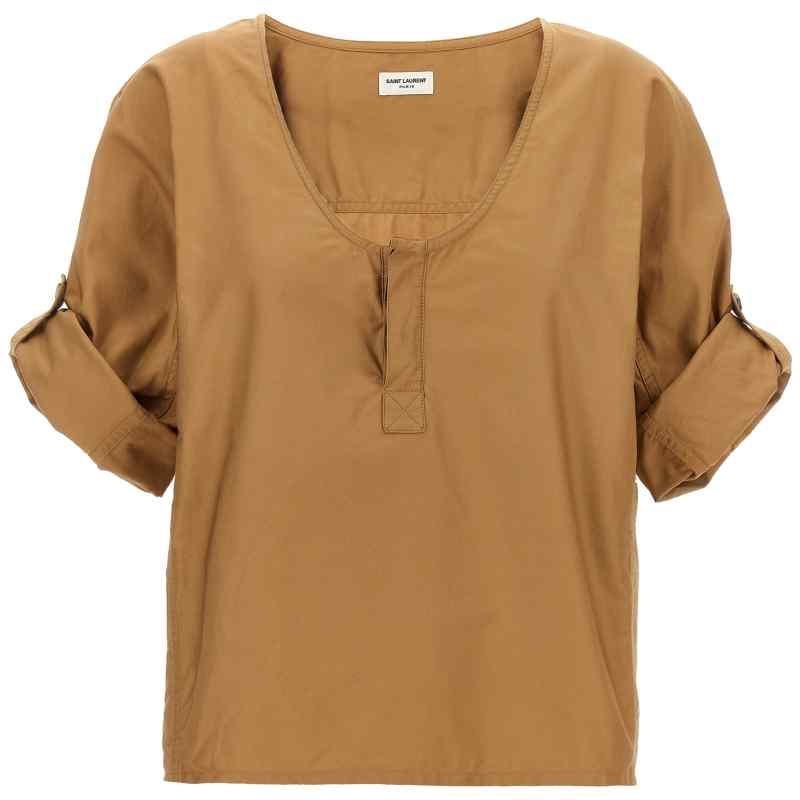 Saint Laurent Twill Blouse