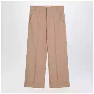 Valentino Camel-coloured wool trousers