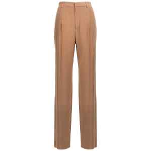 Saint Laurent Crepe Silk Pants