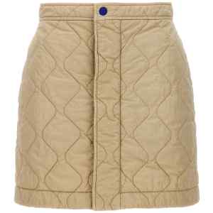 Burberry Quilted Nylon Skirt