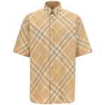 Burberry Logo Embroidery Check Shirt