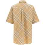 Burberry Logo Embroidery Check Shirt