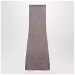 Balenciaga Light brown/silver maxi skirt with sequins