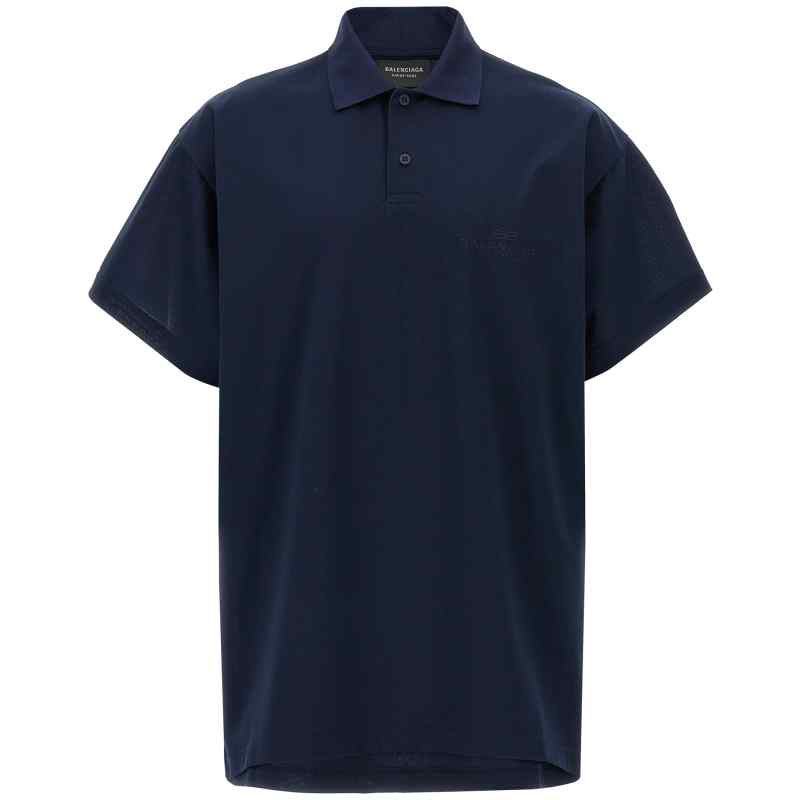 813299TRVW48065_01_M_2025-03-27T09-21-44.401Z-2 Balenciaga Embroidery Polo Shirt